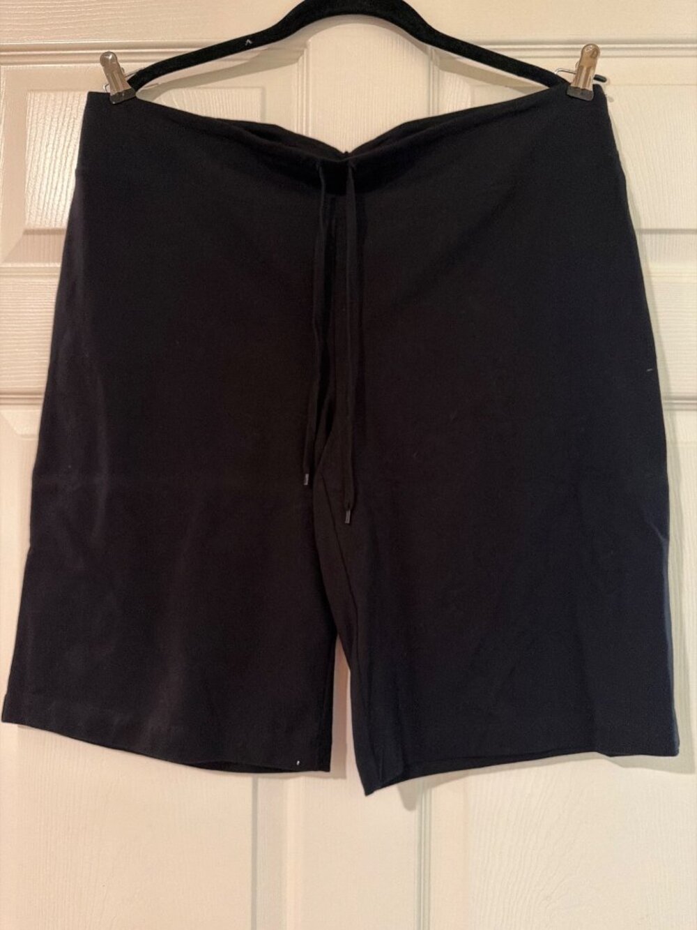 Everlast Black Drawstring Athletic Shorts XL Cotton Blend Made In Vietnam